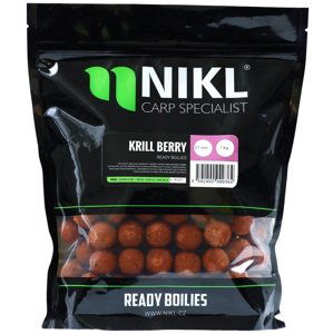 Nikl hotové boilie krillberry ready - 250 g 20 mm