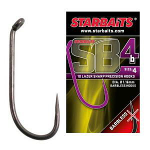 Starbaits háček sb 4 bez protihrotu-velikost 8