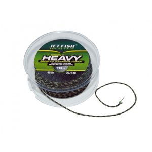 Jet fish návazcová šňůra heavy camouflage 10 m 45 lb barva green camu