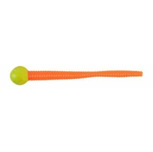 Berkley gumová nástraha powerbait twister mice tail chart/fluo orange 7,5 cm (13ks v balení)