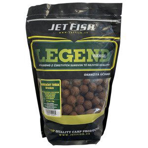 Jet fish boilie legend kořeněný tuňák + a.c. broskev-200 g 12 mm