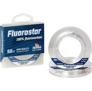 Falcon fluorostar fluorocarbon 50m průhledný-průměr 0,14 mm / nosnost 2,1 kg