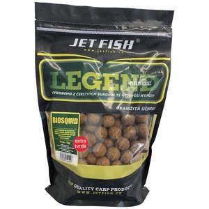 Jet fish extra tvrdé boilie legend range biosquid 250 g - 24 mm