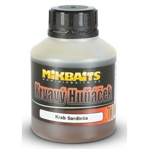 Mikbaits booster krvavý huňáček krab sardinka 250 ml