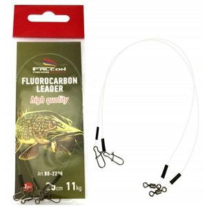 Falcon fluorocarbon leader 25 cm 2 ks-7 kg