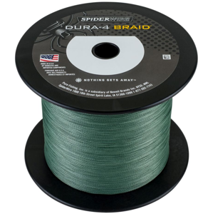 Spiderwire splétaná šňůra dura4 green-průměr 0,25 mm / nosnost 23,2 kg