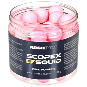 Nash plovoucí boilie scopex squid airball pop ups - 75 g 18 mm yellow