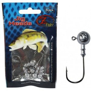 Zfish jig hlavička jig head 5 ks - háček 3/0 - 10 g