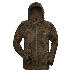 Geoff anderson bunda z mikro fleece hoody 3 leaf-velikost s