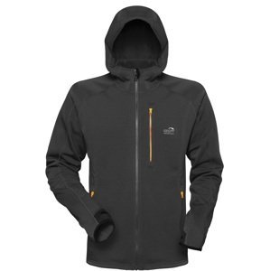 Geoff anderson bunda z mikro fleece hoody 3 černá-velikost xl