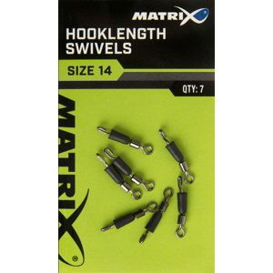 Matrix obratlíky hooklength swivels 7 ks-velikost 20