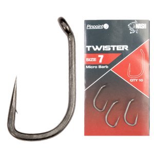 Nash háčky pinpoint twister micro barbed-velikost 2