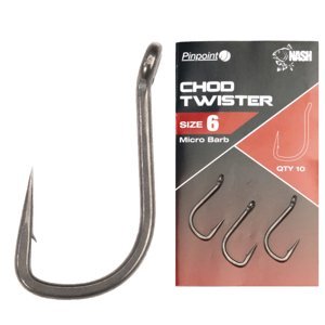 Nash háčky pinpoint chod twister micro barbed-velikost 2