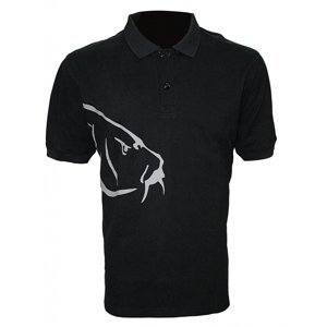 Zfish tričko carp polo t-shirt black-velikost xl