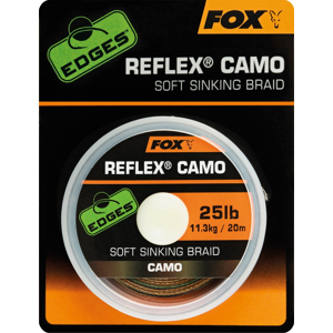 Fox návazcová šňůrka reflex camo 20 m-průměr 25 lb / nosnost 11,3 kg