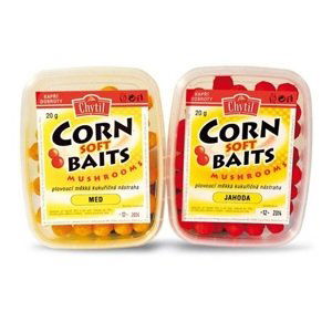 Chytil měkčená nástraha corn soft baits mushrooms 20 g-jahoda