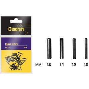 Delphin crimpy single crimps 40 ks-1,2 mm