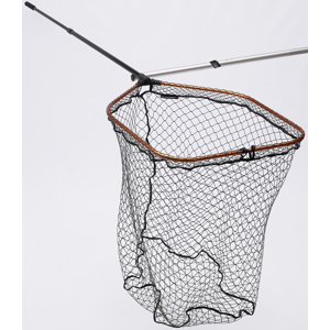 Savage gear podběrák pro tele folding net rubber x large mesh - velikost l 65x50 cm, tr. d-velikost l 65x50 cm, tr. délka 106 cm, délka 224 cm