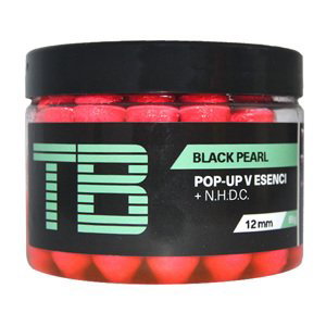 Tb baits plovoucí boilie pop-up pink black pearl + nhdc 65 g-12 mm