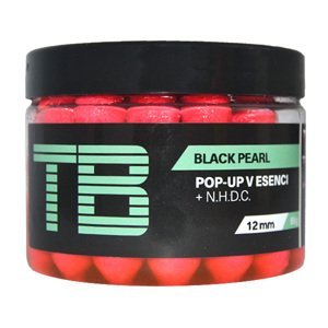 Tb baits plovoucí boilie pop-up pink black pearl + nhdc 65 g-16 mm