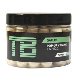 Tb baits plovoucí boilie pop-up white garlic + nhdc 65 g-16 mm