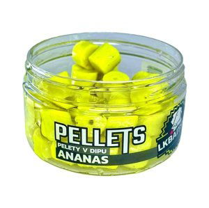 LK Baits Pelety v Dipu 60g Hmotnost: 60g, Průměr: 12mm, Příchuť: Ananas