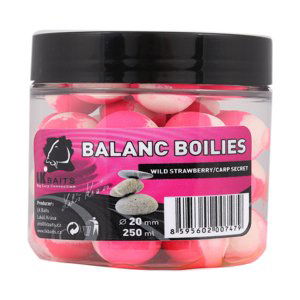 LK Baits Boilies Balanc Wild Strawberry/Carp Secret 20mm 250ml