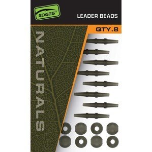 Fox Montáž Edges Naturals Leader Bead Kit 8ks