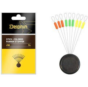 Delphin Zarážky Stick Colored Rubber Stopper M