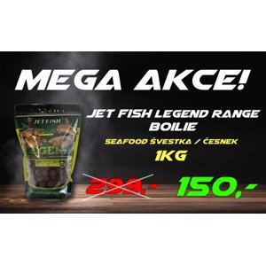Mega Akce Jet Fish Legend Range Boilie Seafood Švestka / Česnek 1kg Hmotnost: 1kg, Průměr: 20mm