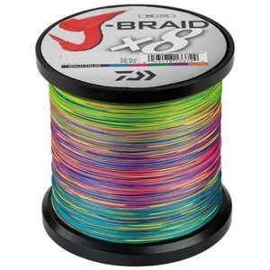 Daiwa Pletená Šňůra J-Braid Barva Multi Color 1m Nosnost: 26,5kg, Průměr: 0,28mm