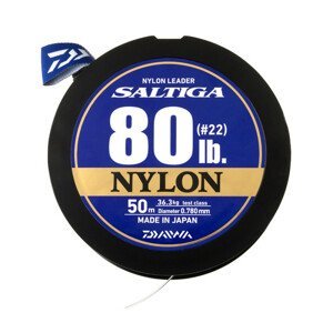 Daiwa Vlasec Saltiga Nylon Leader 50m Nosnost: 59,00kg, Průměr: 0,98mm