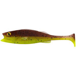 LMAB Kofi Gumová Nástraha  Perch Shad 11cm 4ks Barva: Green Pumpkin Chartreuse, Délka cm: 11cm