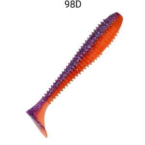 Crazy Fish Gumová Nástraha Vibro Fat Orange Violet 10cm Barva: Orange Violet, Počet kusů: 4ks, Délka cm: 10cm