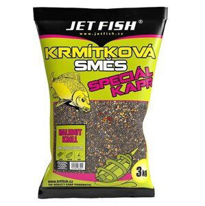 Jet Fish Krmítková Směs Speciál Kapr 3kg Příchuť: Halibut Krill