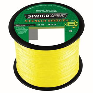 Spiderwire Pletená Šňůra Stealth Smooth 8 Žlutá 1m Nosnost: 18kg, Průměr: 0,19mm