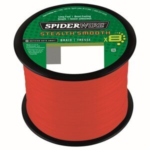 Spiderwire Pletená Šnůra Stealth Smooth 8 Červená 1m Nosnost: 16,5kg, Průměr: 0,15mm