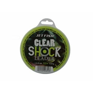 Jet Fish Šokový Vlasec Clear Shock Leader 100m Průměr: 0,45mm