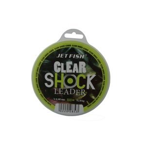 Jet Fish Šokový Vlasec Clear Shock Leader 100m Průměr: 0,50mm