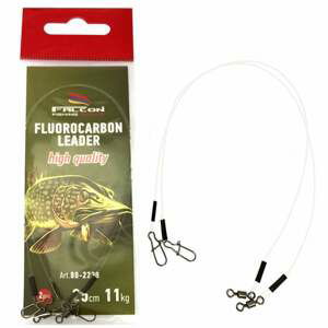 Falcon Fluorocarbon Leader 25cm 2 ks Nosnost: 9 kg