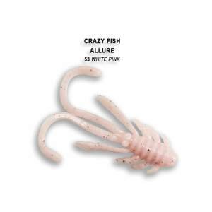 Crazy Fish Gumová Nástraha Allure 4 cm 8ks Barva: White Pink, Délka cm: 4cm