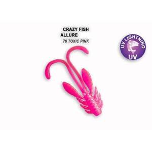 Crazy Fish Gumová Nástraha Allure 4 cm 8ks Barva: Toxic pink, Délka cm: 4cm