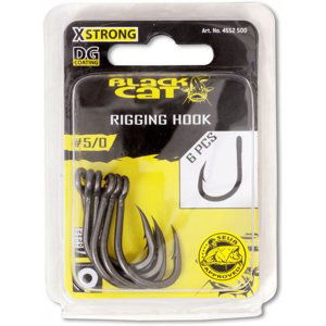 Black Cat Háčky S Protihrotem Rigging DG Coating - 6ks Varianta: Velikost 4/0