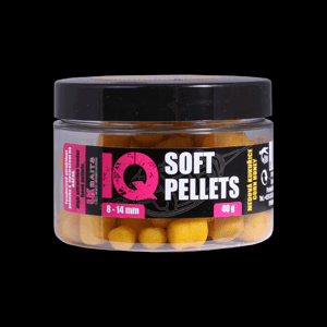 LK Baits IQ Soft Pellets 40g 8 14mm Hmotnost: 40g, Průměr: 8-14mm, Příchuť: Medová kukuřice