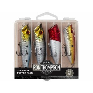 Ron Thompson Wobler Topwater Popper Pack 7-9cm 4ks Sada