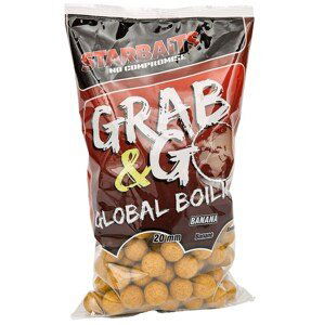 Starbaits Boilie Grab & Go Global Boilies Banana Cream 20mm Hmotnost: 2,5kg, Průměr: 20mm