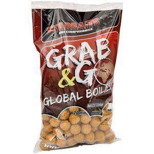 Starbaits Boilie Grab & Go Global Boilies Sweet Corn 20mm Hmotnost: 2,5kg, Průměr: 20mm