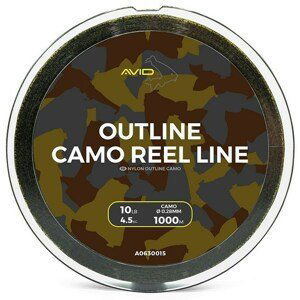 Avid Carp Vlasec Outline Camo Reel Line 1000 m Varianta: 10lb, Nosnost: 4,5kg, Průměr: 0,28mm