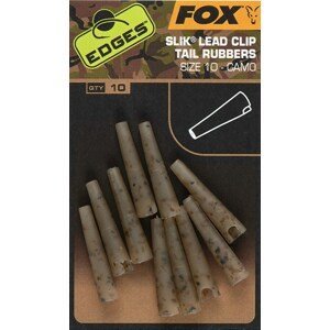 Fox Převleky Edges Camo Silk Lead Clip Tail Rubbers 10 ks Velikost 10
