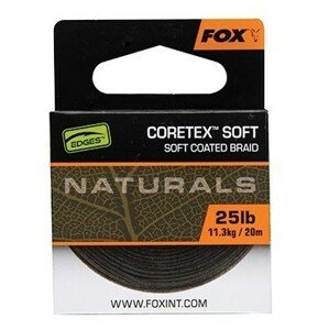 Fox Návazcová Šňůrka Naturals Coretex Soft 20 m Varianta: 25lb, Nosnost: 11,3kg